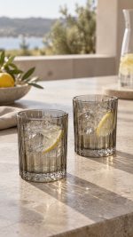 Modern Classic 2'Li Cam Su Bardağı Seti - 350 ml - Görsel 4