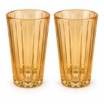 Modern Classic 2'li Cam Meşrubat Bardağı Seti - 400 ml
