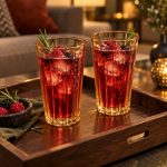 Modern Classic 2'li Cam Meşrubat Bardağı Seti - 400 ml - Görsel 4