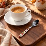 Porselen Saplı Çay / Kahve Kaşığı - Görsel 4
