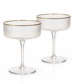 Table Accessories 2'li Cam Kokteyl Kadehi - 250 ml - Görsel 2