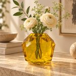 Home Heritage Amber Cam Vazo - 16 cm