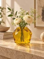 Home Heritage Amber Cam Vazo - 16 cm