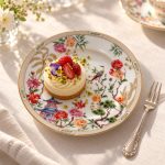 Jardins D'orient Porselen Pasta Tabağı - 19 cm - Görsel 3