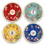 Jardins D'orient 4’lü Porselen Pasta Tabağı Seti - 19 cm