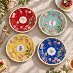 Jardins D'orient 4’lü Porselen Pasta Tabağı Seti - 19 cm - Görsel 4