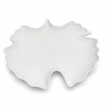 Madagascar Beyaz Servis Tabağı - 35 x 29 cm
