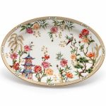 Jardins D’orient Porselen Oval Sunumluk - 35 × 23,5 cm - Görsel 2