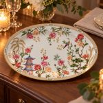 Jardins D’orient Porselen Oval Sunumluk - 35 × 23,5 cm - Görsel 4