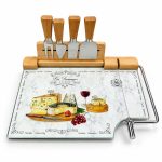 Les Fromages Peynir Sunum Seti - 4 Bıçaklı - 31,5 x 20 cm