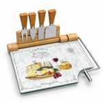 Les Fromages Peynir Sunum Seti - 4 Bıçaklı - 31,5 x 20 cm - Görsel 2
