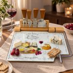 Les Fromages Peynir Sunum Seti - 4 Bıçaklı - 31,5 x 20 cm - Görsel 3