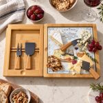 Les Fromages 4 Bıçaklı Peynir Servis Seti - 25,5 x 25,5 cm - Görsel 4