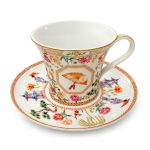 Jardins D’orient Porselen Fincan ve Tabağı - 200 ml