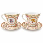 Jardins D’orient 2’li Porselen Kahve Fincan Seti - 80 ml