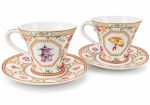 Jardins D’orient 2’li Porselen Kahve Fincan Seti - 80 ml - Görsel 3
