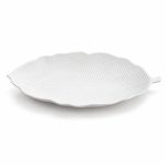 Easy Life Madagascar Yaprak Formlu Beyaz Porselen Kase 26 x 11,5 cm - Görsel 2