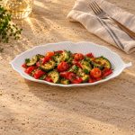 Easy Life Madagascar Yaprak Formlu Beyaz Porselen Kase 26 x 11,5 cm - Görsel 3