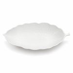 Easy Life Madagascar Beyaz Porselen Yaprak Servis Kasesi 36 x 16 cm - Görsel 4