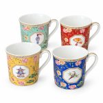 Jardins D'orient 4'lü Fine China Porselen Kupa Seti - 300 ml