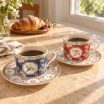 Jardins D'orient 2’li Porselen Fincan Seti - 240 ml - Görsel 3