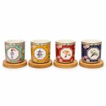 Jardins D’orient 4’lü Porselen Kahve Fincan Seti - 110 ml