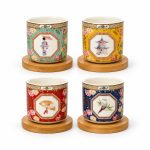 Jardins D’orient 4’lü Porselen Kahve Fincan Seti - 110 ml - Görsel 2