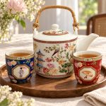 Easy Life Porselen Çaydanlık ve 2’li Fincan Seti - 600 ml - Görsel 4