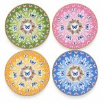 Spring Parade 4’lü Porselen Pasta Tabağı Seti - 19 cm - Görsel 4