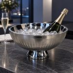Silver Nights Çift Cidarlı Şampanya Kasesi