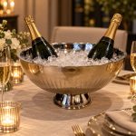Silver Nights Çift Cidarlı Şampanya Kasesi - Görsel 3