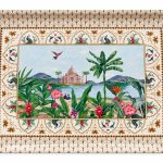 Paradis Sauvage Kulplu Tepsi - 46 × 32 cm