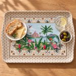 Paradis Sauvage Kulplu Tepsi - 46 × 32 cm - Görsel 2