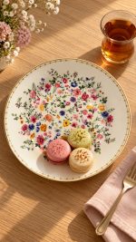 Mon Amour Porselen Pasta Tabağı - 19,5 cm - Görsel 2