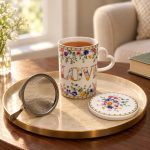 Mon Amour Fine China porselen kupa - 350 ml - Görsel 3