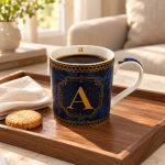 Monogram “A” Porselen Kupa - 350 ml - Görsel 2