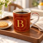 Monogram Porselen Kupa - 350 ml