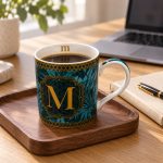 Monogram “M” Porselen Kupa - 350 ml - Görsel 2