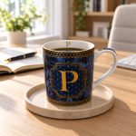 Monogram Porselen Kupa - 350 ml - Görsel 4