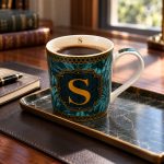 Monogram “S” Porselen Kupa - 350 ml - Görsel 3