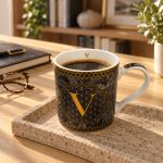 Monogram “V” Porselen Kupa - 350 ml - Görsel 5