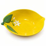 Porselen Limon Şeklinde Kase - 30 x 22 cm