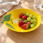 Porselen Limon Şeklinde Kase - 30 x 22 cm - Görsel 4