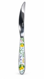 Fleurs Et Citrons Porselen Saplı Çelik Bıçak