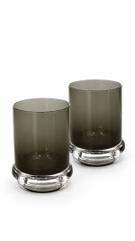 Fun Classy 2'li Cam Su Bardağı Seti 290 ml - Duman Grisi - Görsel 2