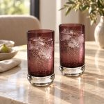 Fun Classy 2’li Cam Meşrubat Bardağı Seti - 370 ml - Görsel 3