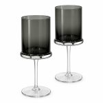Fun Classy 2'li Cam Şarap Kadehi Seti 270 ml- Duman Grisi - Görsel 2
