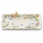 Dancing Butterflies Porselen Sunumluk - 36 x 14,5 cm