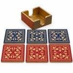 Glamour MDF Bardak Altlığı - 10 x 10 cm - Görsel 2