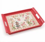 Jardins D'orient Kulplu Melamin Tepsi - 52 x 37 cm - Görsel 2
